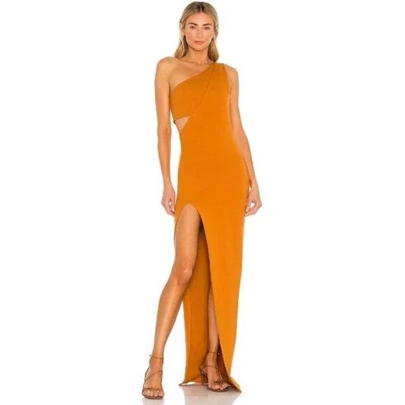 Atoir X Revolve Time Stands Still Maxi Dress Bronze 6 - Picture 1 of 12